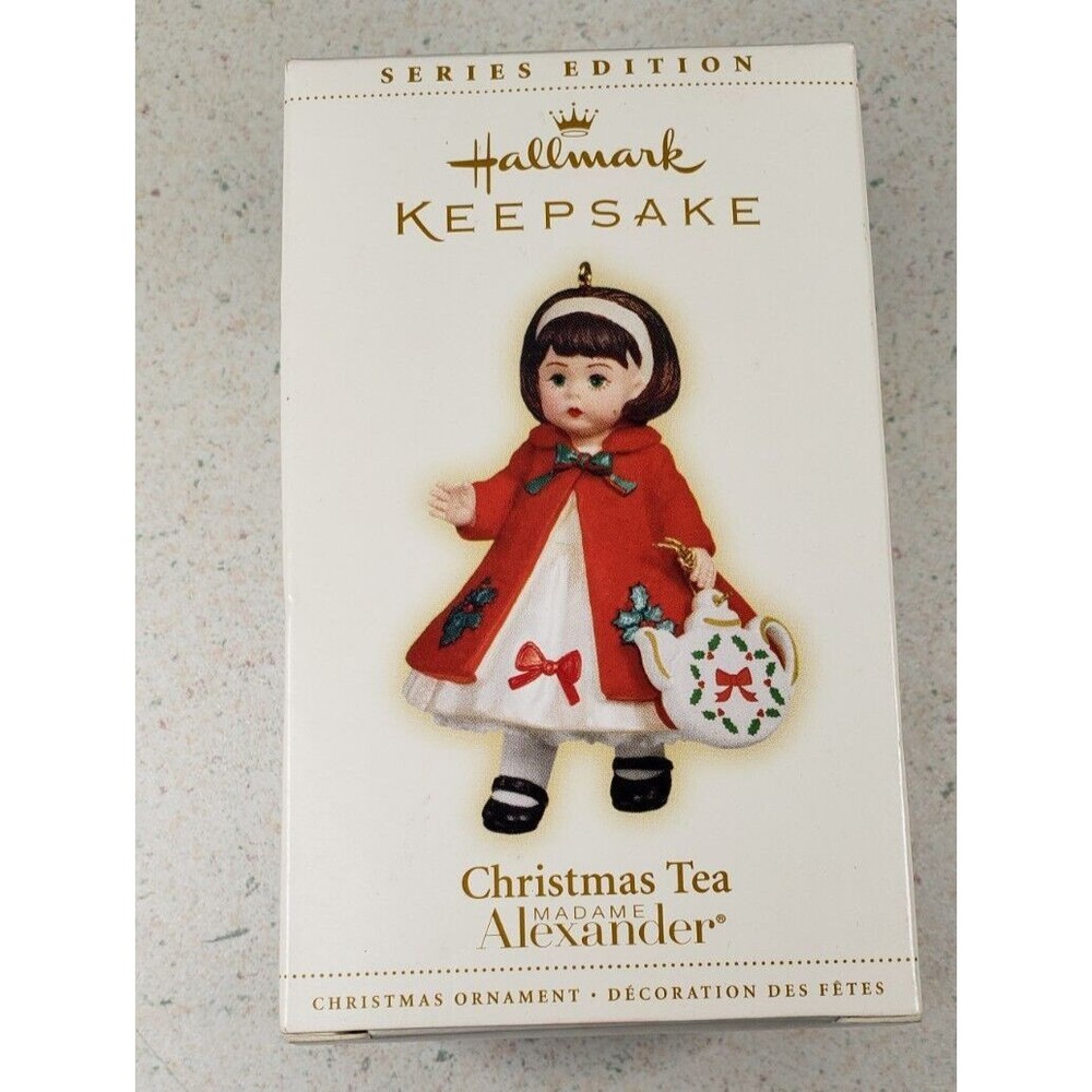 2006 HALLMARK KEEPSAKE MADAME ALEXANDER CHRISTMAS TEA DOLL ORNAMENT SERIES NO 11